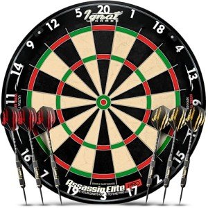 Competition Size Sisal Dartboard Set with Darts