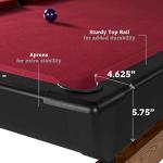 Edgewood 7' Pool Table with Balls and Cues