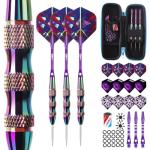 CyeeLife 3-Pack Steel Tip Darts Set