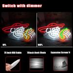 Funny Taco Skull Neon Sign for Man Cave Decor