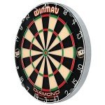 WINMAU Diamond Plus Bristle Dartboard for Tournaments