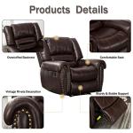 CANMOV Leather Recliner Chair - Classic Comfort