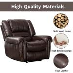 CANMOV Leather Recliner Chair - Classic Comfort