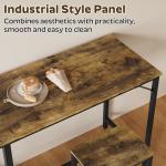 Rustic Bar Table and Stools Set - 3 Pieces