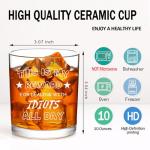 Funny "Dealing with Idiots" Whiskey Glass Gift