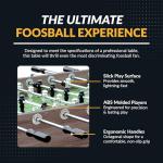 Hathaway Driftwood 56-Inch Foosball Table for Adults