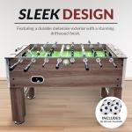 Hathaway Driftwood 56-Inch Foosball Table for Adults