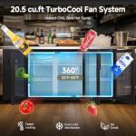 BodegaCooler Commercial 3-Door Beverage Refrigerator