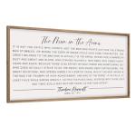 The Man In The Arena Framed Wall Art