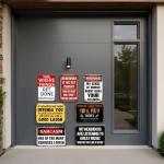 Funny Vintage Metal Garage Signs for Man Cave