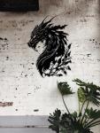 Dragon Metal Wall Art for Man Cave Decor