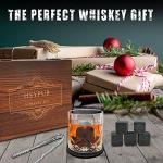 Whiskey Stones and Glasses Gift Set for Men
