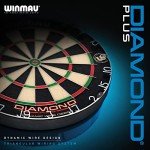 WINMAU Diamond Plus Bristle Dartboard for Tournaments