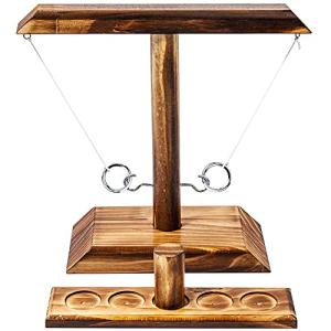 Wooden Ring Toss Game for Home and Parties