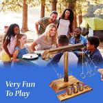 Wooden Ring Toss Game for Home and Parties