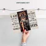 Christian Lion Warrior Wall Art for Men