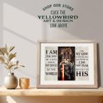 Christian Lion Warrior Wall Art for Men