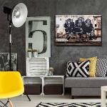 3 Wise Monkeys Gorilla Canvas Wall Art 12x16in