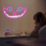 Cheshire Cat Neon Sign for Man Cave Decor