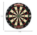WINMAU Diamond Plus Bristle Dartboard for Tournaments
