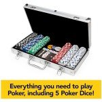 300-Piece Poker Set with Aluminum Case & Chips