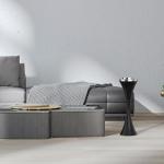 Stainless Steel Floor Standing Ashtray with Cigar Holder