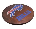 Buffalo Bills Logo 18” Wooden Lazy Susan