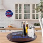 Buffalo Bills Logo 18” Wooden Lazy Susan