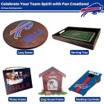 Buffalo Bills Logo 18” Wooden Lazy Susan