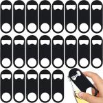 50 Pcs Stainless Steel Flat Bottle Openers