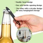 50 Pcs Stainless Steel Flat Bottle Openers