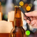 50 Pcs Stainless Steel Flat Bottle Openers