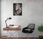 Lion King Canvas Wall Art for Man Cave