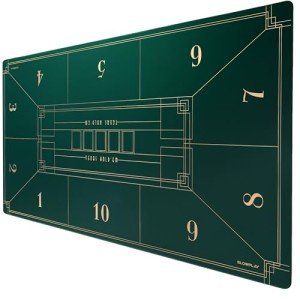 Texas Hold'em Poker Mat - Portable Table Top