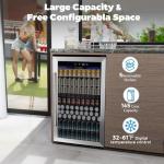 COWSAR 4.5 Cu.Ft Wine and Beverage Cooler