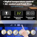 COWSAR 4.5 Cu.Ft Wine and Beverage Cooler