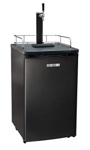Black Stainless Steel Full-Size Kegerator Dispenser