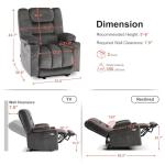 Zero Gravity Recliner with Massage and USB Ports