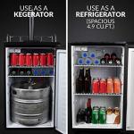 Black Stainless Steel Full-Size Kegerator Dispenser