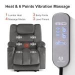 Zero Gravity Recliner with Massage and USB Ports