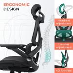 Ergonomic Mesh Office Chair for Man Cave