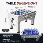 Hathaway 55-inch Outdoor Foosball Table Game