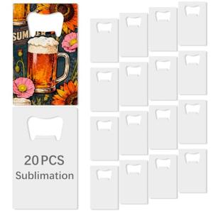 20 Pack Credit Card Bottle Opener Blanks