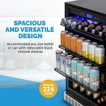 NewAir 24" Stainless Steel Beverage Fridge