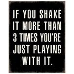 Funny Vintage Wall Art for Men's Restroom