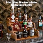 3-Tier Liquor Bottle Display Shelf for Bar