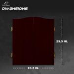 Derbyshire Dart Board Cabinet Set with Darts