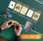 Texas Hold'em Poker Table Top for 10 Players