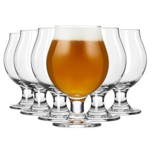 Set of 6 Belgian Beer Glasses 13 oz