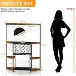 LED Wine Rack and Mini Bar Table